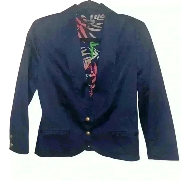 THE WEBSTER MIAMI At Target Navy Blazer Jacket Size 8 - Picture 2 of 4